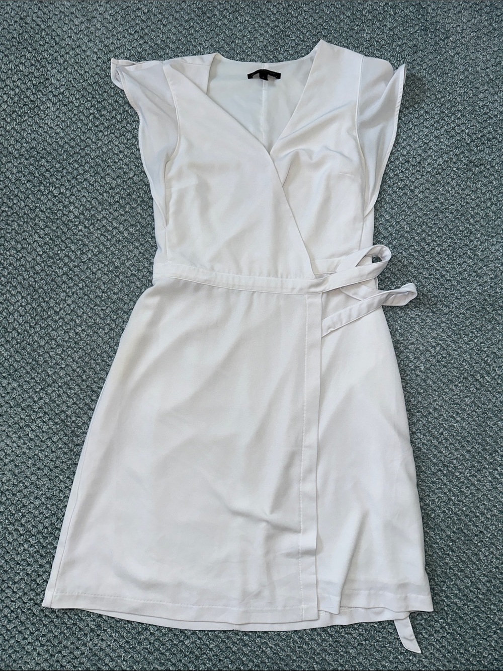 Banana Republic White Wrap-Style Dress